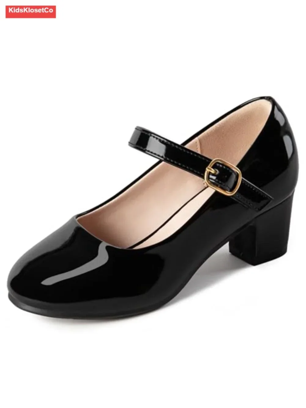 Girls Dress Shoes Sparkling Bow Toddler Party Princess Heels Faux Leather